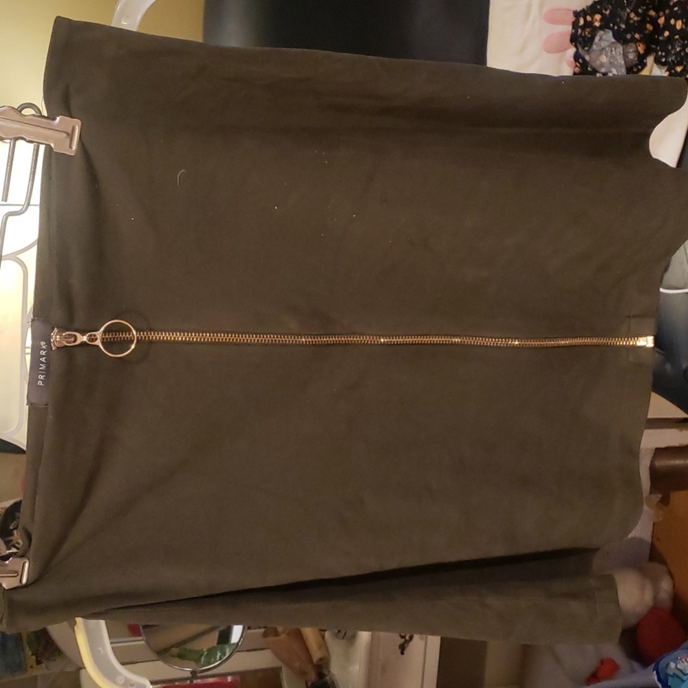 Suede Skirt